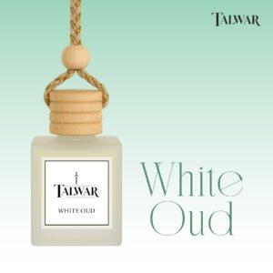 White oud Car Freshener
